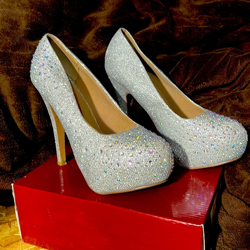 Rhinestone heels